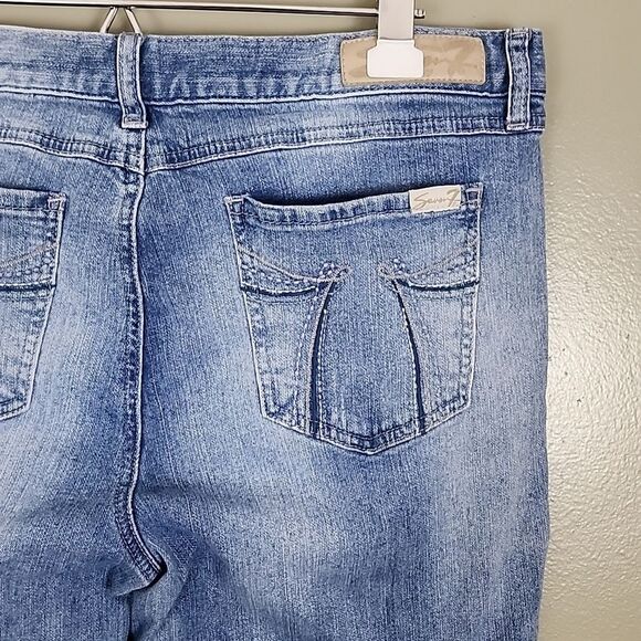 Seven Skinny Easy Fit Capri Jeans Size 12 - Picture 10 of 12